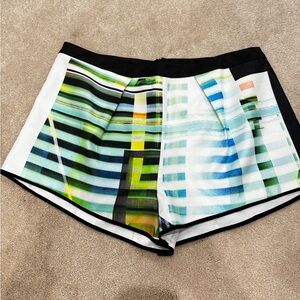 Clover Canyon NWOT Black and White Dressy Shorts, size L